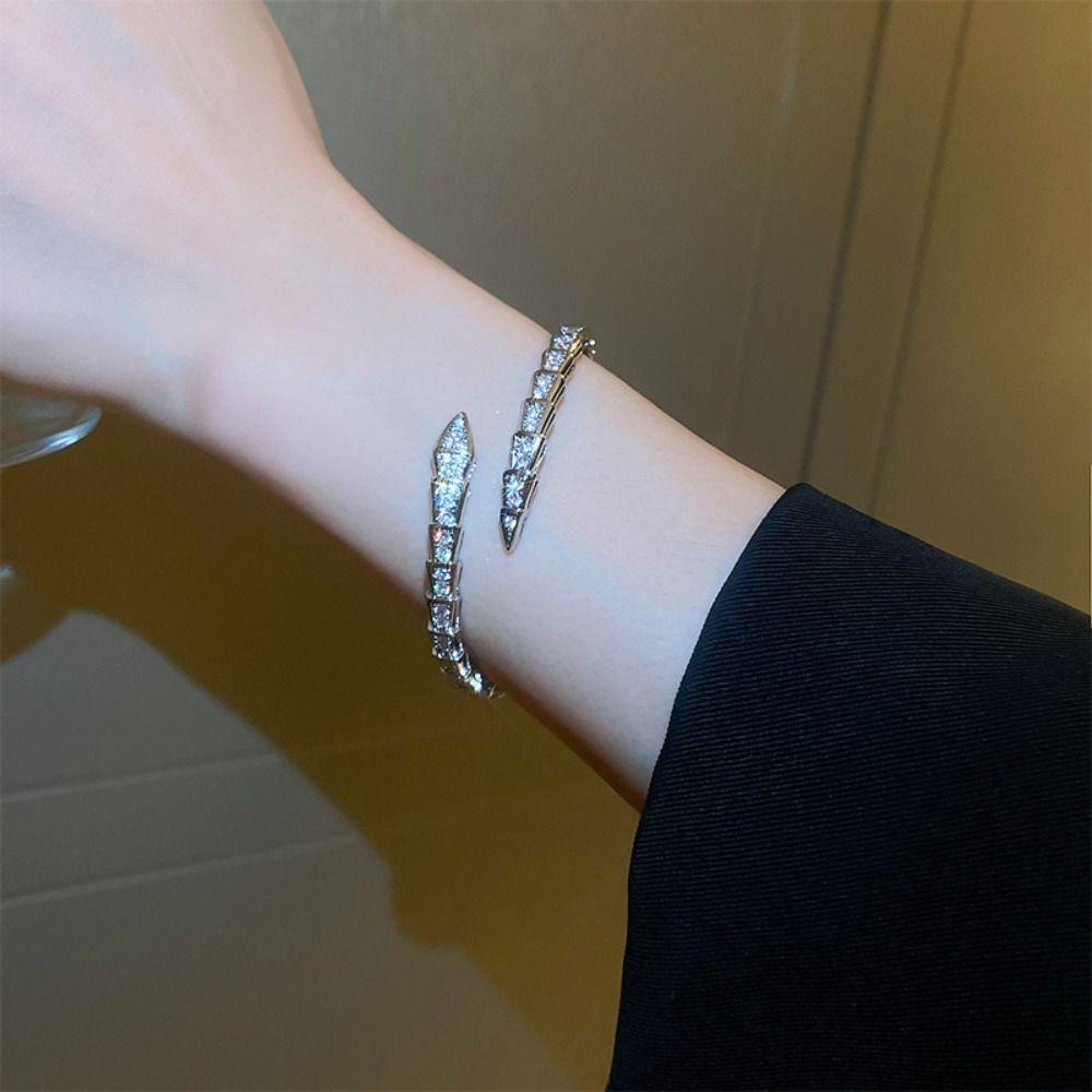 Bông Tai Hình Rắn 26Eddie Bằng Đồng Độc Đáo Thời Trang Đường Phố