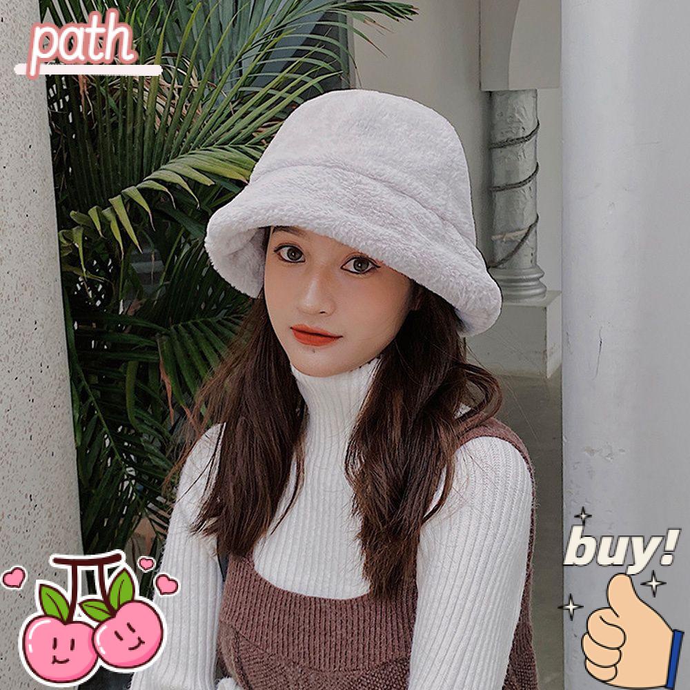 PATH Nón Tai Bèo Phủ Lông Mềm Mại Thời Trang Mùa Đông Ấm Áp