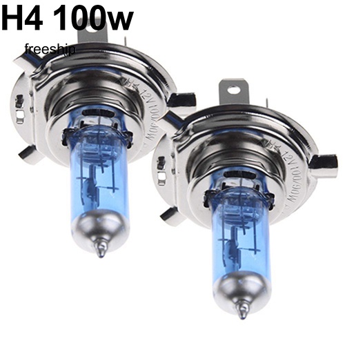 Set 2 Bóng Đèn Pha Xenon H1 / H4 / H7 55W / 100W 12V 5000K Ánh Sáng Trắng Dành Cho Ô Tô