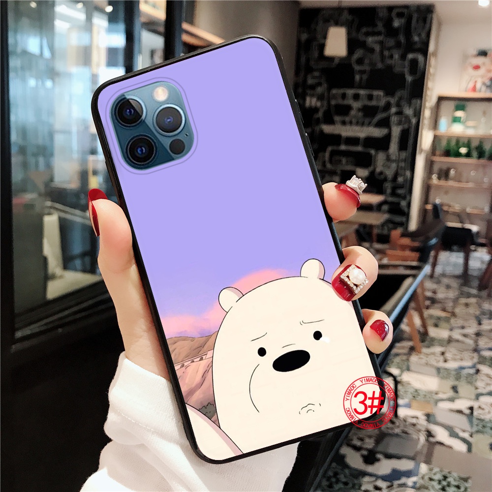 Ốp Điện Thoại TPU Mềm Hình We Bare Bears 228YPJ Cho iPhone X XS 11 Pro Max 14 plus