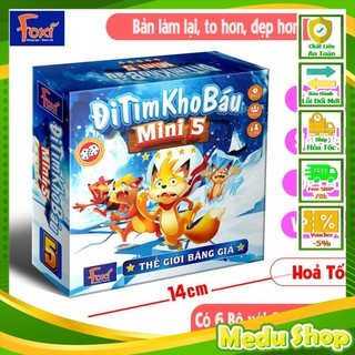 Board game-Đi tìm kho báu mini 5 Foxi-trò chơi chiến thuật-hài hước-bổ íchShop Đồ Chơi MeduShop