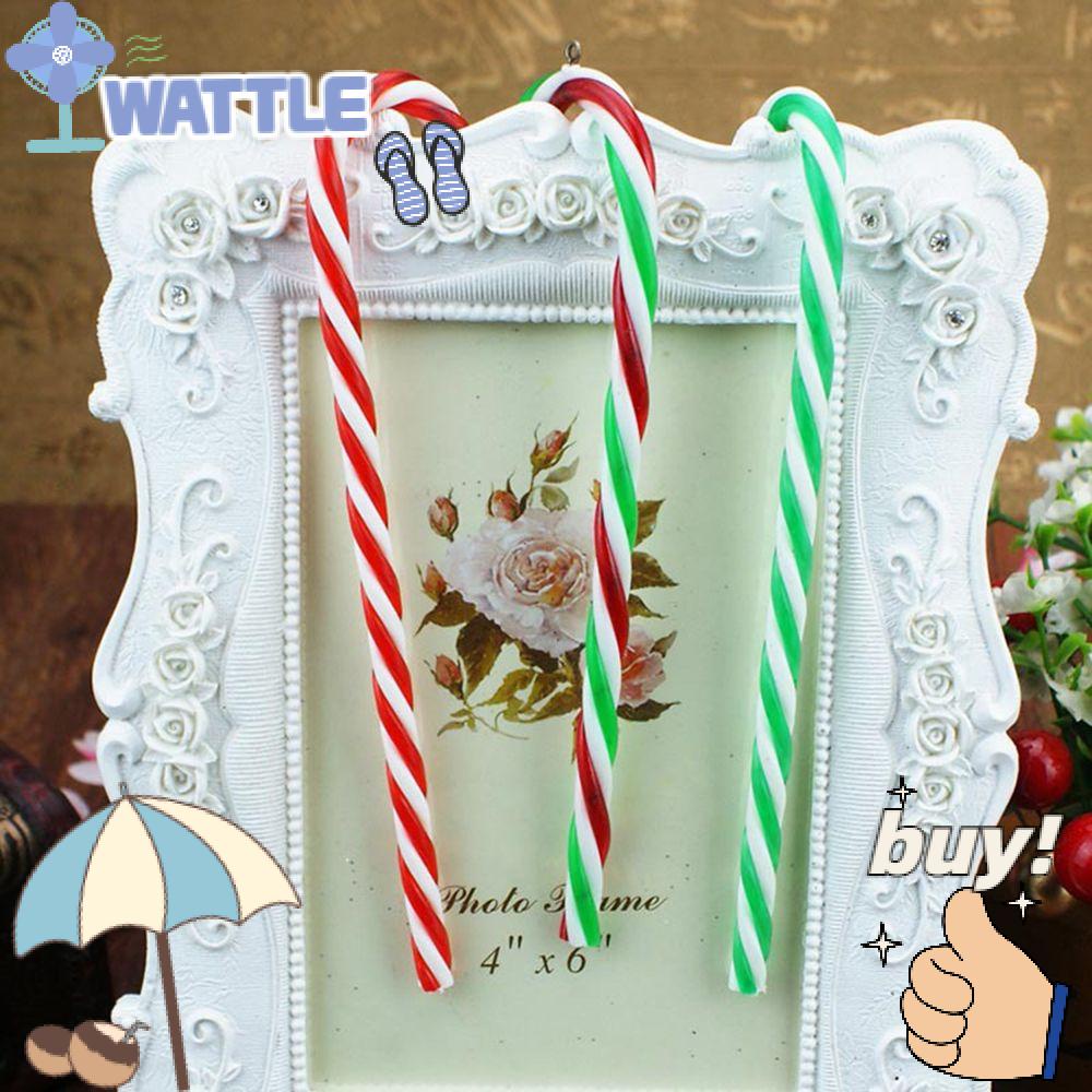 WTTLE Bộ 6 Cây Kẹo Giáng Sinh Trang Trí