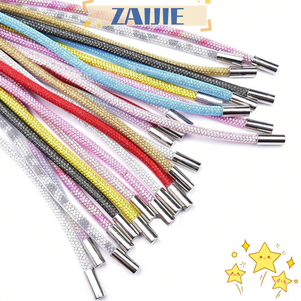 ZAIJIE24 1 Dây Quần Thể Thao Dài 120cm Đính Đá Có Thể Thay Thế DIY