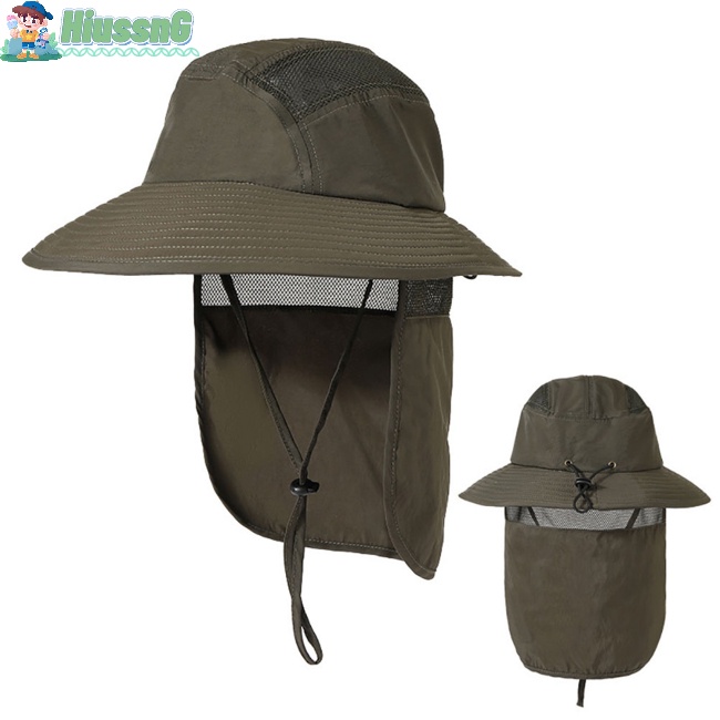 Nón Chống Nắng Thoáng Khí Upf 50 + Có Dây Đeo Cổ Cho Nam Nữ