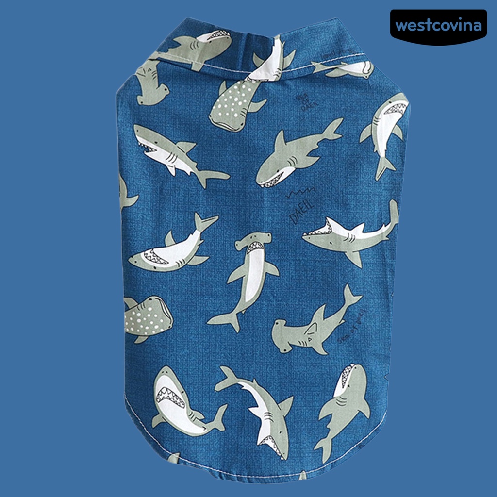 [COD]♞Áo Thun Cổ Bẻ Thân Thiện Với Da Thời Trang Đường Phố Cho Thú Cưng