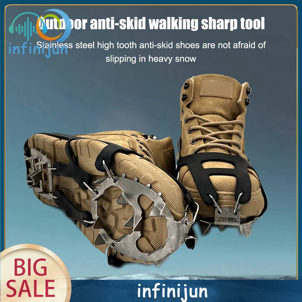 Kẹp Đá 18 Đinh Chống Trượt Cho Leo Núi