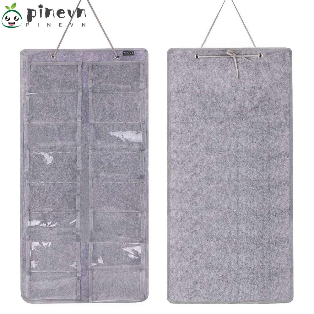 PINEVN Giá Đỡ Mắt Kính 16 Ngăn Chống Bụi Có Móc Treo Tiện Lợi