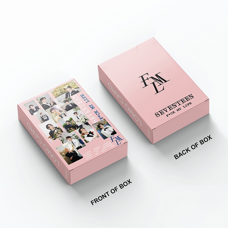 SEVENTEEN LOMO Card Set 55 Tấm Thẻ Ảnh F*CK MY LIFE Hình Nhóm Nhạc KPOP
