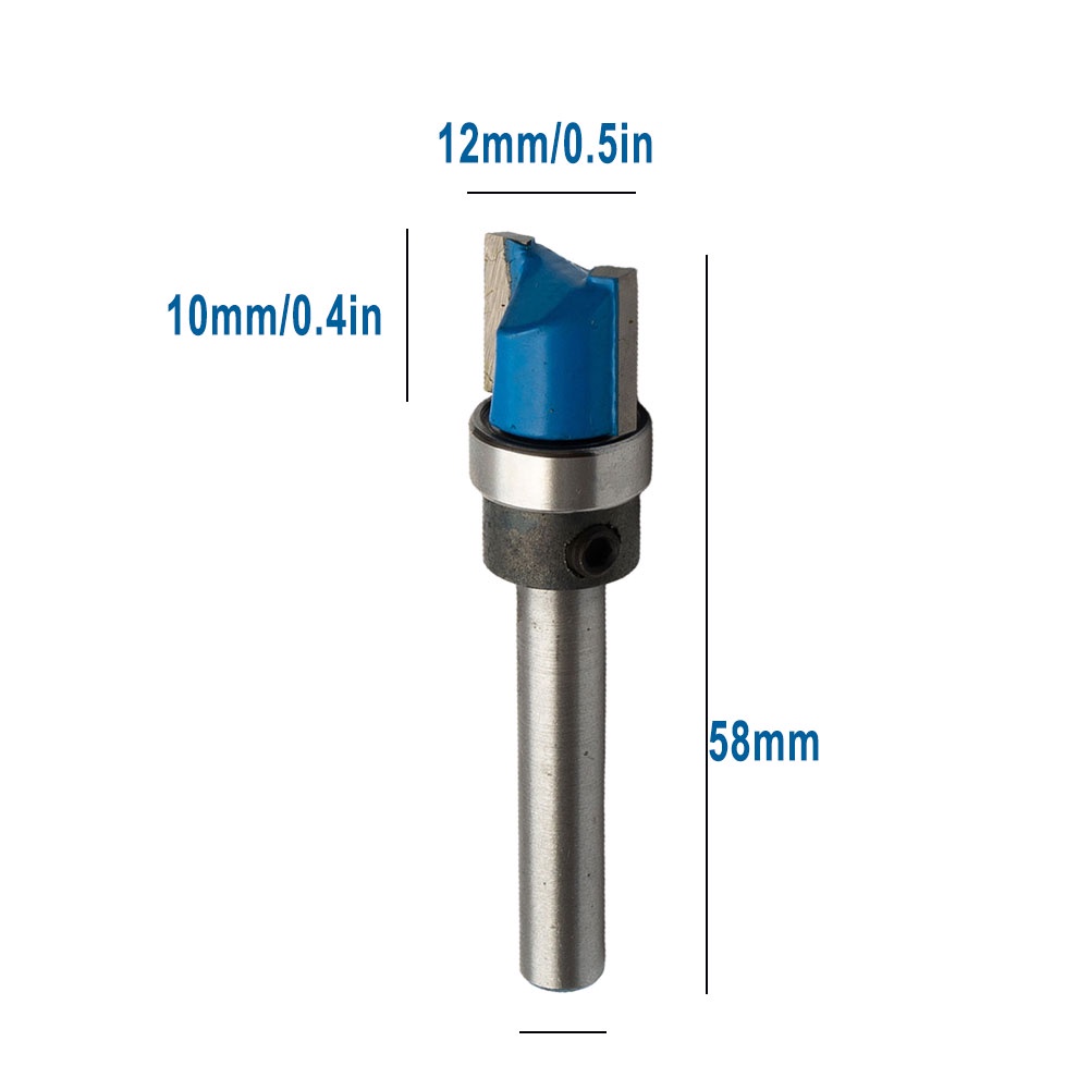 Mũi Phay Router 1 / 4 &quot;Chuôi Hợp Kim Dài 1-3 / 4&quot;