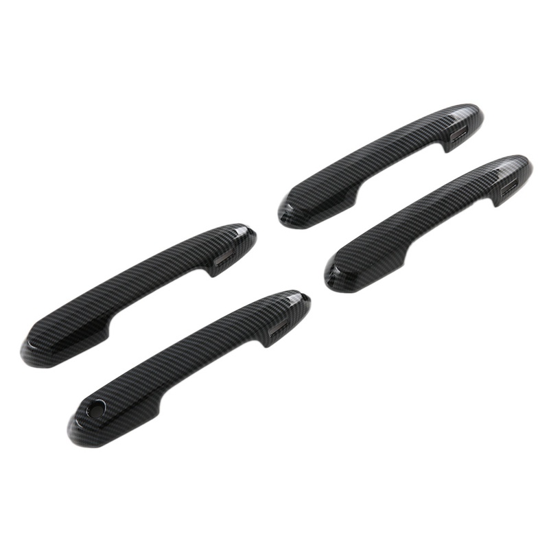 Miếng Dán Tay Nắm Cửa Xe Hơi Họa Tiết Sợi Carbon Sang Trọng Cho Toyota Land Cruiser Lc300 2022 2023
