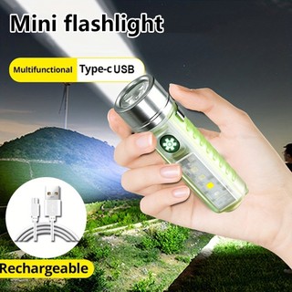 Đèn pin bóng led sạc usb cầm tay bỏ túi tiện dụng