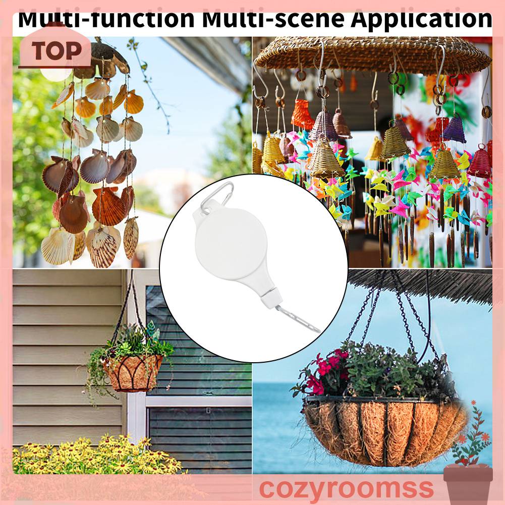 Móc Treo Chậu Hoa Có Thể Thu Gọn Đa Năng Tiện Dụng Cho Nhà Bếp / Ban Công