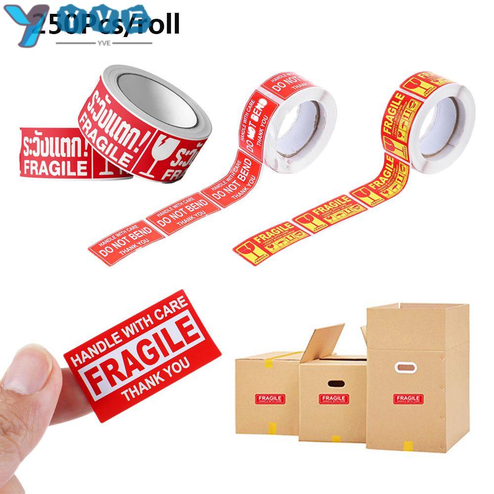 YVE Cuộn 250 Nhãn Dán Cảnh Báo Tiện Dụng Cho Văn Phòng