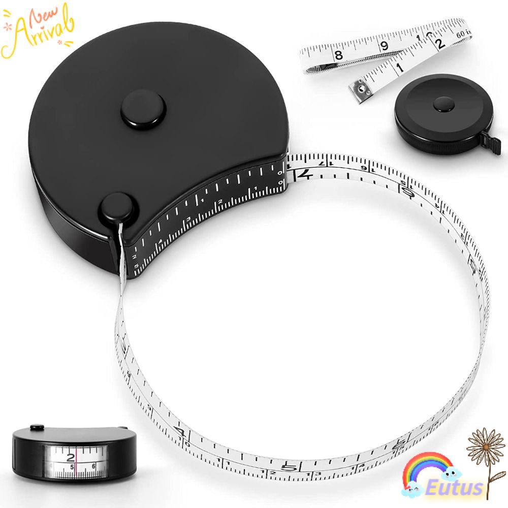 Thước Dây Tròn Mini Tự Động Bật Lên Với Cửa Sổ Bằng Nhựa Có Thể Thu Gọn Dùng Để Đo Lường Màu Sắc Hỗn Hợp