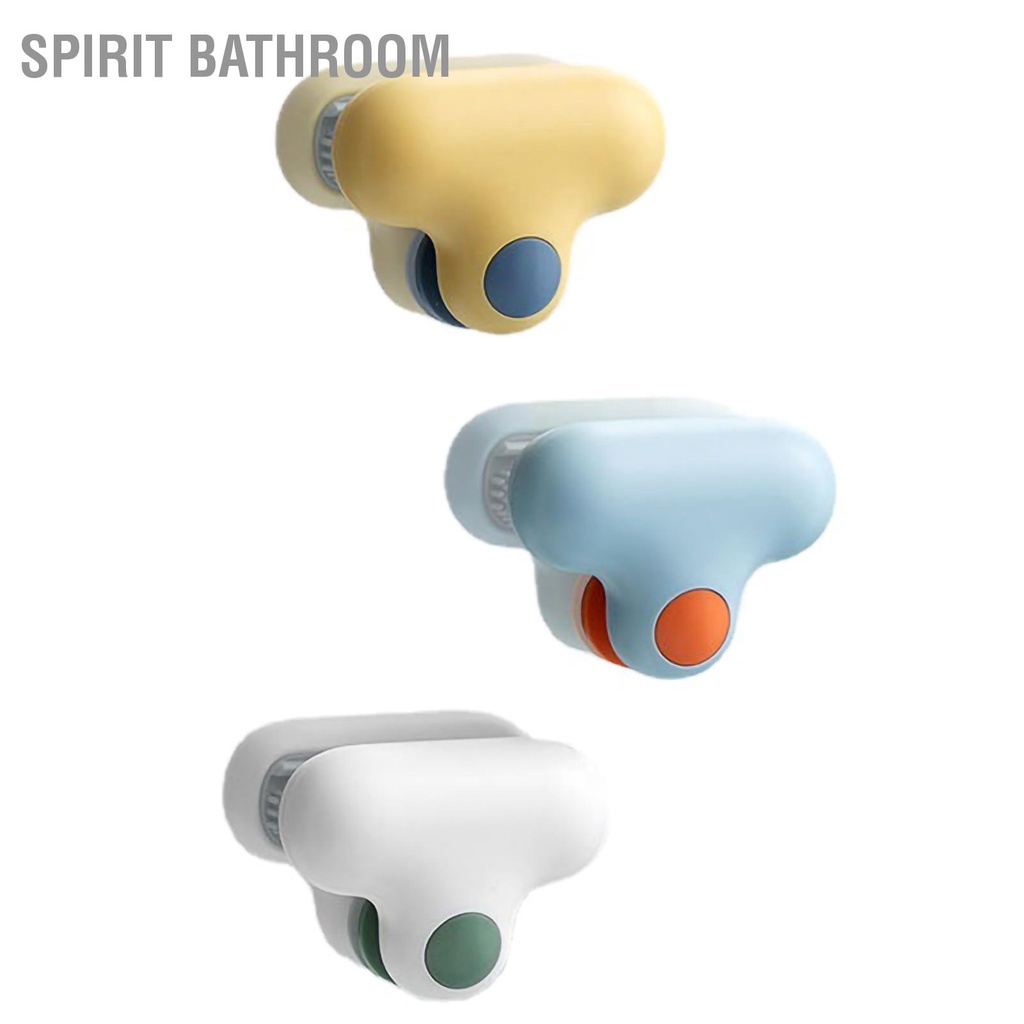 SPIRIT Bathroom Cây chổi lau gương TPR Bàn chải kính thiết kế công thái học nhỏ có móc hút cho phòng tắm