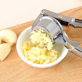 =Christmas=Garlic Press Crusher Professional Garlic Squeezer Masher Kitchen Mincer Tool
