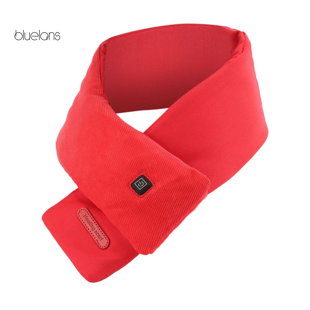 Bluelans Khăn Choàng Cổ / Vai 3 Cấp Độ Bằng Điện Sạc USB Chống Gió Mềm Mại Giữ Ấm Giảm Đau Nhanh Có Thể Giặt Được Dùng Hàng Ngày
