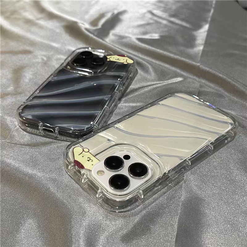 Ốp Điện Thoại Mềm Trong Suốt Họa Tiết Bánh Pudding Dễ Thương Cho Iphone 14Promax 1312 / 11 7 / 8plus xr