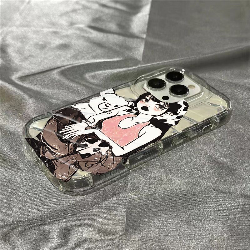 Ốp Điện Thoại Mềm Trong Suốt Họa Tiết Gấu Dễ Thương Cho Iphone 14Promax 7 8131211Bộ Dụng Cụ Làm Móng Bằng Nhựa Abs Chất Lượng Cao