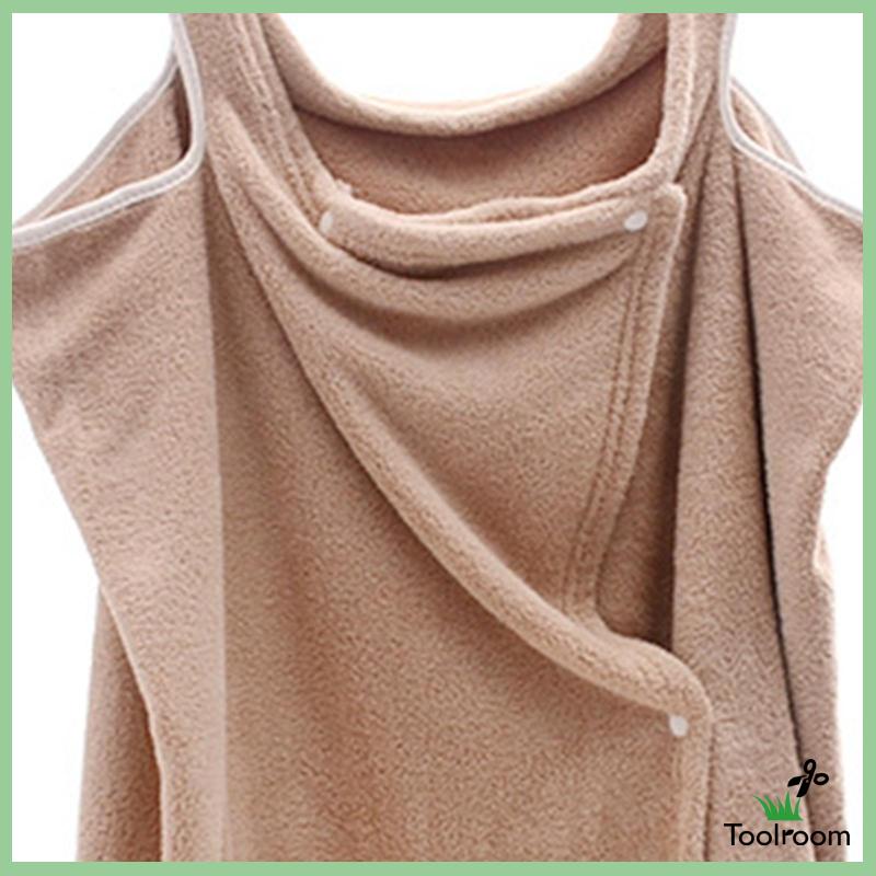 Khăn Quấn Tắm Thiết Kế Tiện Lợi Dễ Dùng Cho Nữ