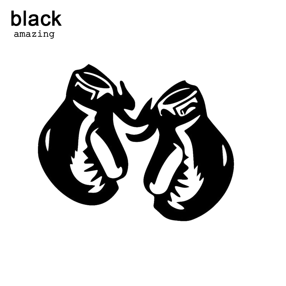 Miếng Dán Phản Quang Họa Tiết Găng Tay Boxing Độc Đáo Trang Trí Xe Hơi / Cửa Sổ DIY