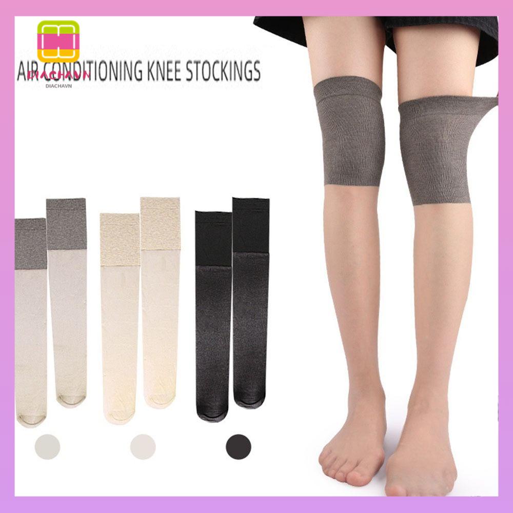 DIACHAVN Vớ Polyester Mỏng Thoáng Khí Bảo Vệ Đầu Gối Chống Móc Hàng Mới Dành Cho Bạn Nữ