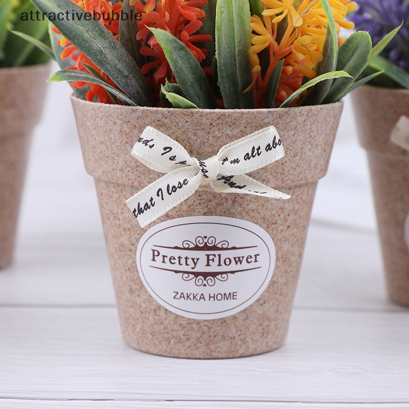 Chậu Cây Giả Mini Trang Trí Không Gian Xanh