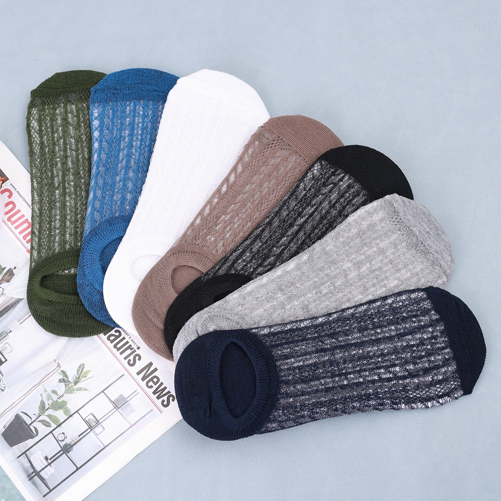 Đôi Vớ Thuyền Thoáng Khí Chống Trượt Phong Cách Hàn Quốc Cho Nam