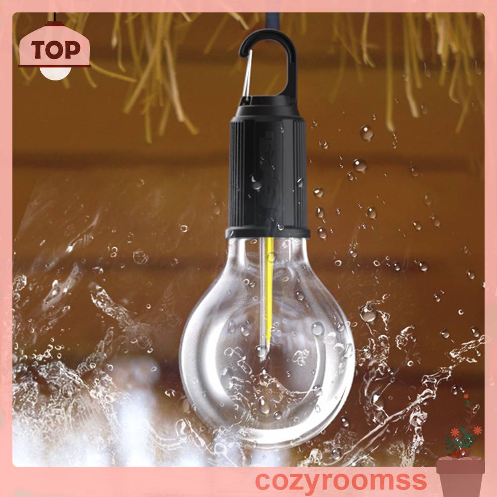 Đèn LED Cắm Trại Chống Thấm Nước 400mAh 100LM Kèm Móc Tiện Dụng