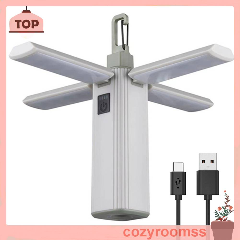 Đèn Cắm Trại 3 Chế Độ XPE LED 300LM 2000mAh Type-C Chống Thấm Nước