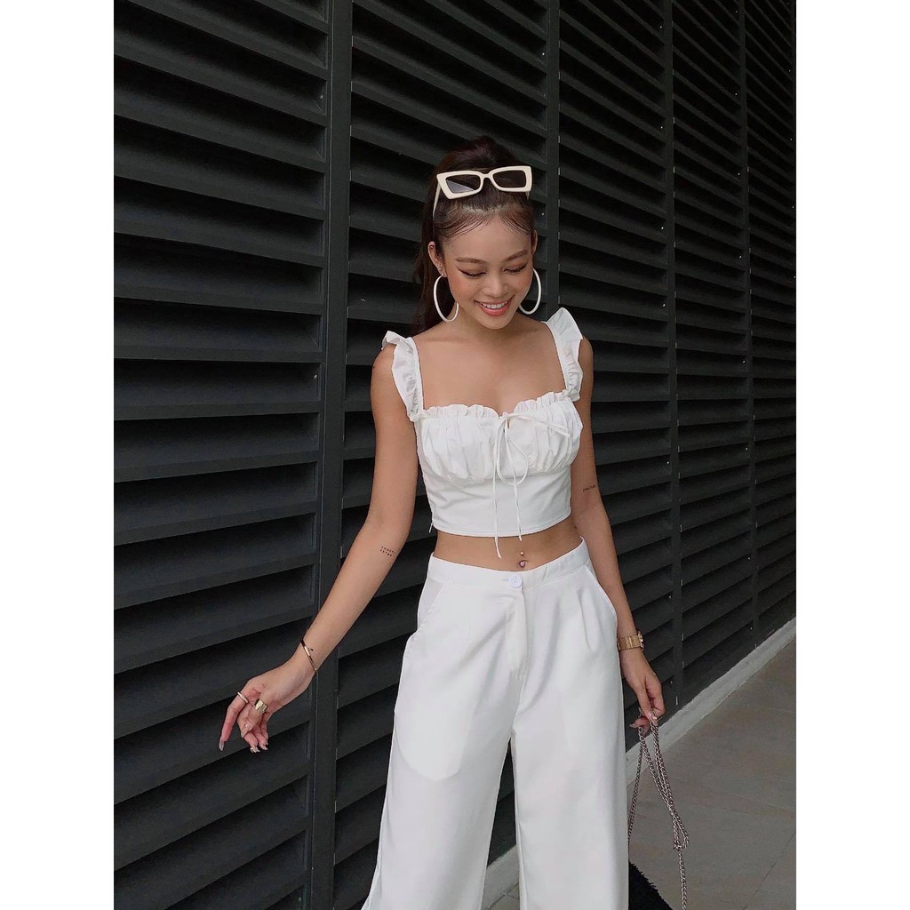 Áo croptop 2 dây