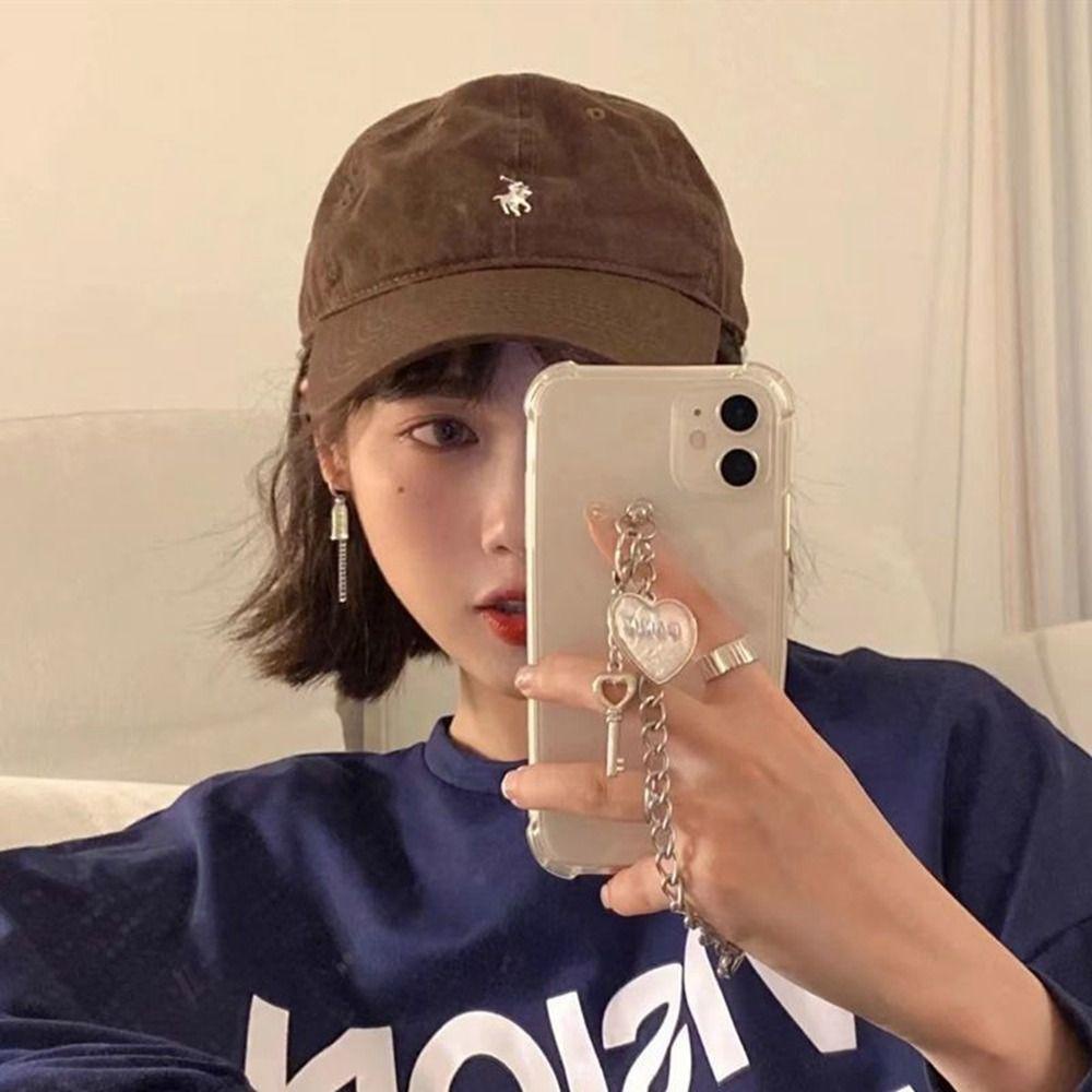 AROMA Mũ Lưỡi Trai Polo Chất Liệu Cotton Thêu Logo Ngựa Một Sừng Chống Nắng Ngoài Trời