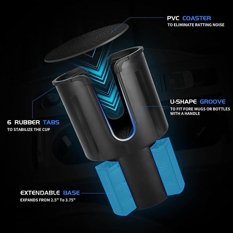 Giá Đỡ Cốc Uống Nước Từ 3.4inch Sang 4.40inch Cho Xe Hơi