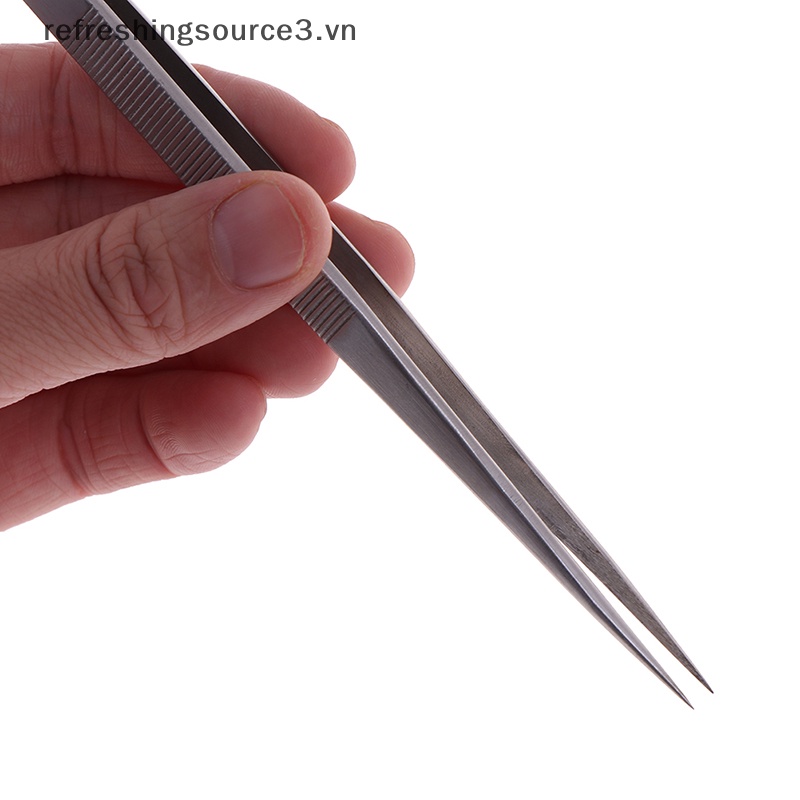 Nhíp Kẹp Mũi Nhọn Điện Tử Dài 7 "18cm Bằng Thép Không Gỉ REFRE3} {refreshingsource3.vn}