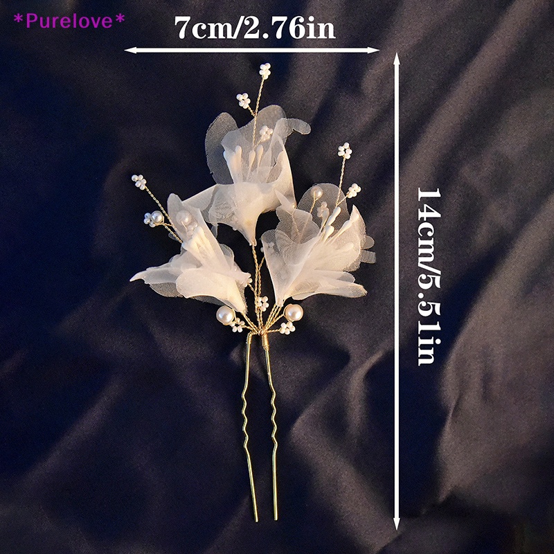 Trâm Cài Tóc Chữ U Đính Ngọc Trai Sang Trọng Cho Cô Dâu Mới