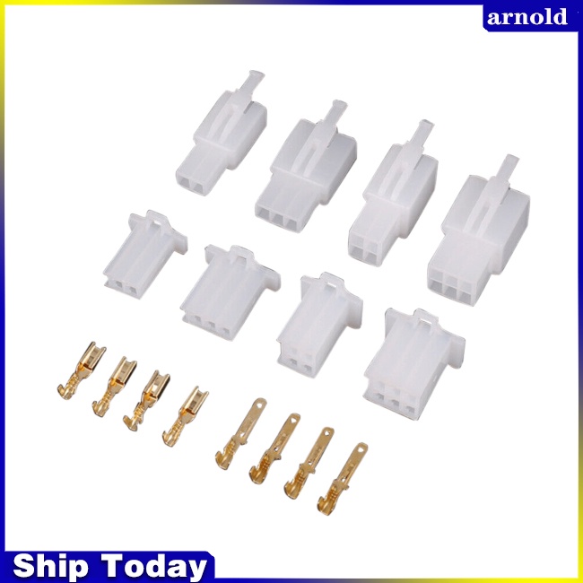 Bộ 380 Đầu Nối Dây Điện 2.8mm 2 3 4 6 Pin Chuyên Dụng Cho Xe Mô Tô