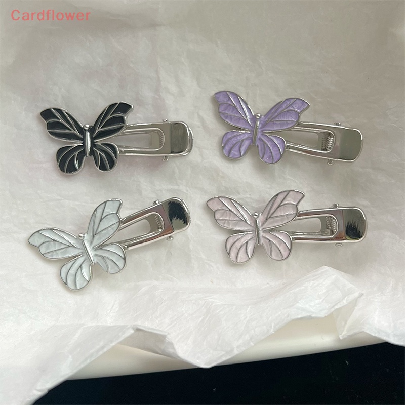 Kẹp Tóc Hình Bướm Bằng Kim Loại Y2K Thời Trang