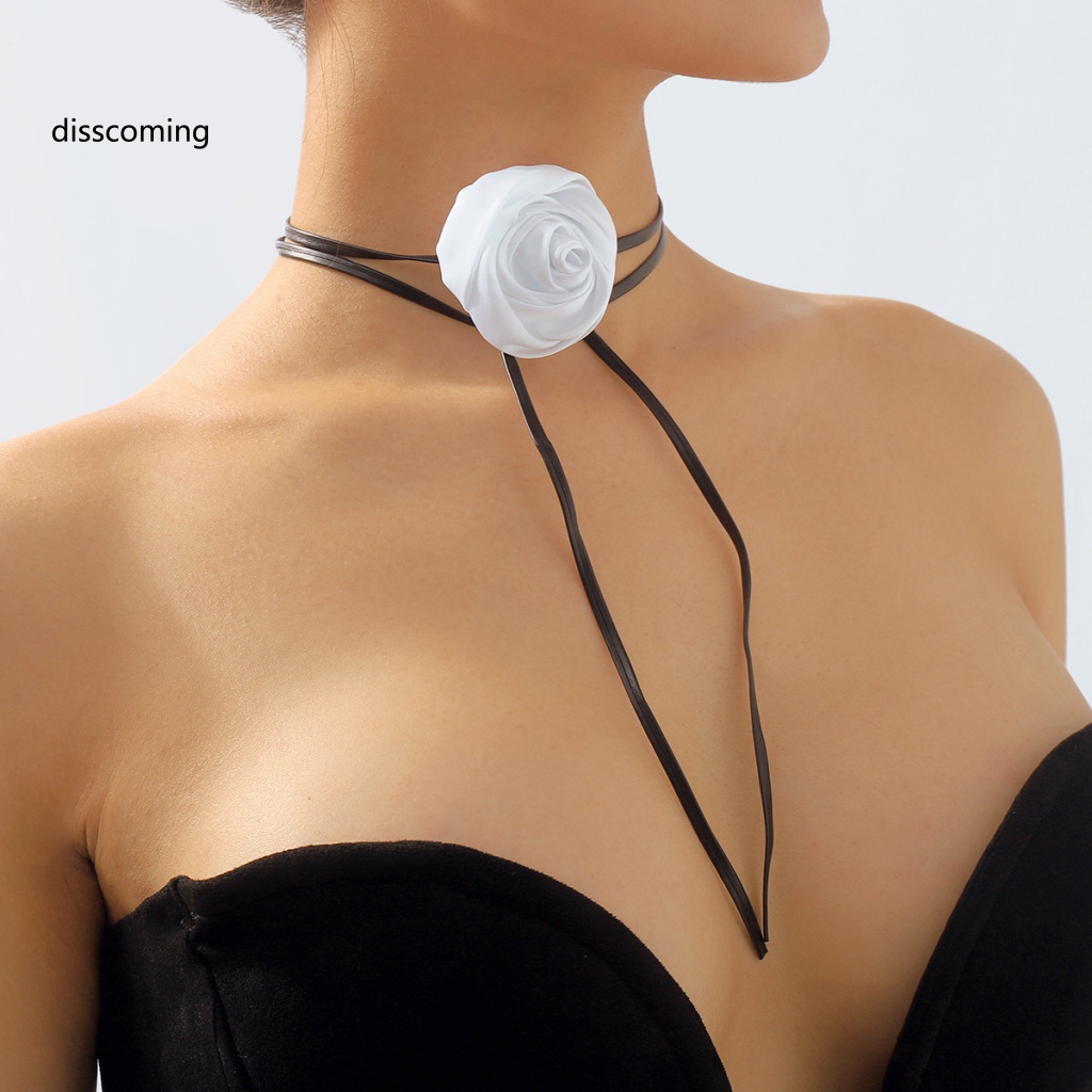 Áo Khoác SL SL Kiểu Dáng Trẻ Trung Năng Động| Vòng Cổ Da Nhiều Lớp Thiết Kế Hoa Hồng Ngọt Ngào Và Cá Tính