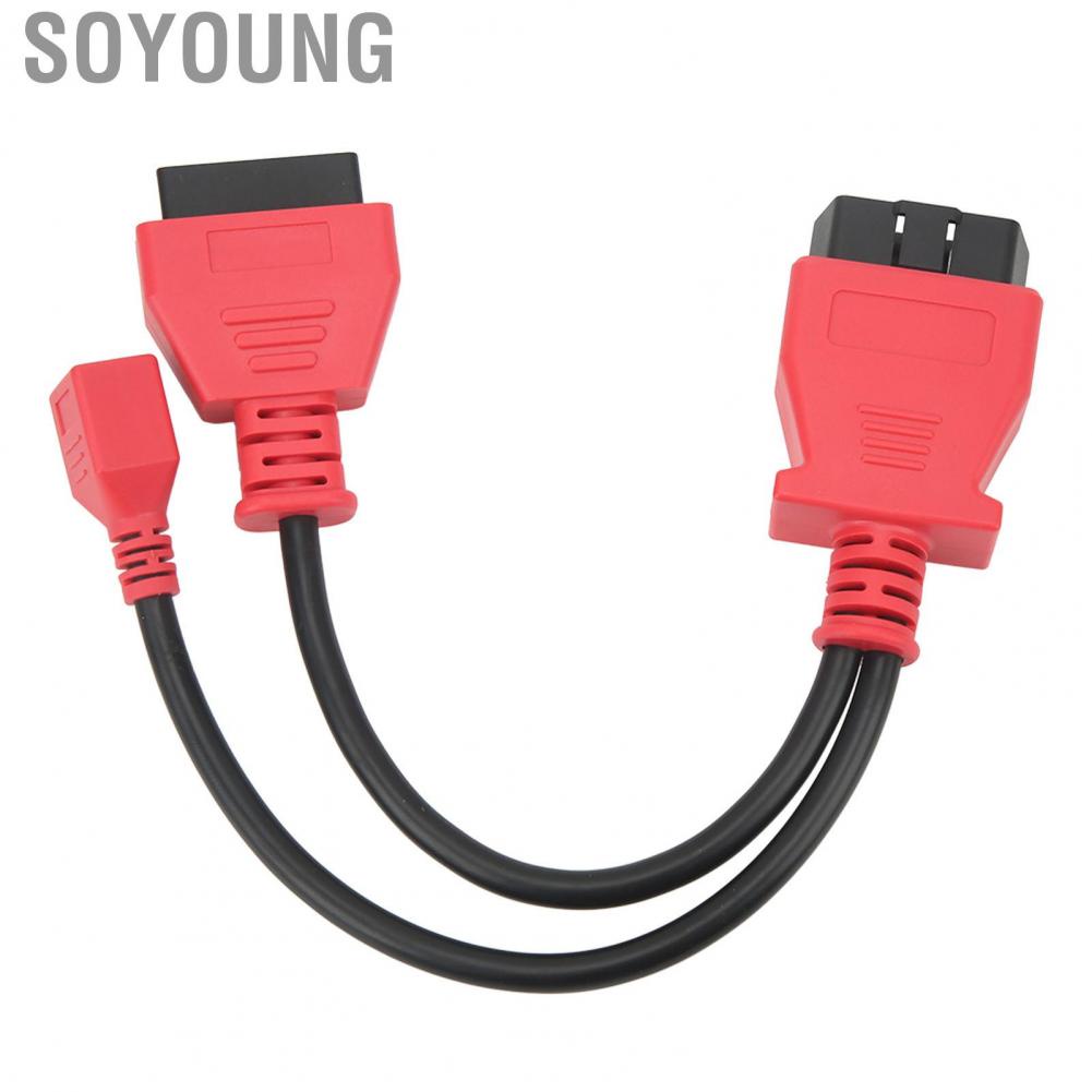 Soyoung Car Diagnostic Cable Ethernet OBD2 Connector Programming Adapter  Aging for Autel MS908 PRO MaxiSys Elite IM608