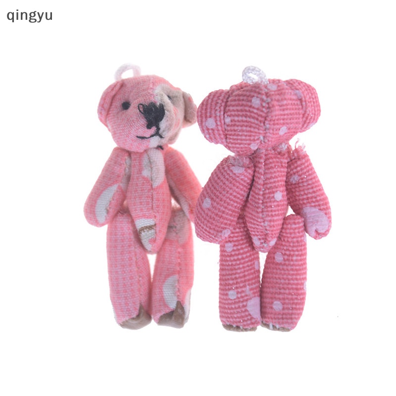Set 5 Gấu Bông Mini qingyu Dễ Thương Trang Trí Bó Hoa / Đồ Chơi Cho Bé