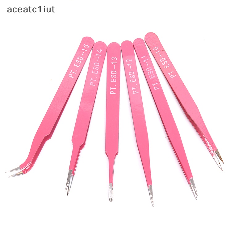 Nhíp lông mày màu hồng chuyên nghiệp nhíp làm đẹp tóc nghiêng bằng thép không gỉ Mới