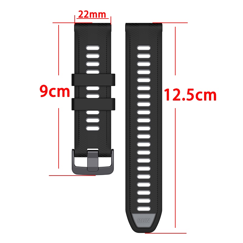 Dây Đeo Thay Thế Bằng Silicone Chống Nước Cho Garmin Forerunner 965