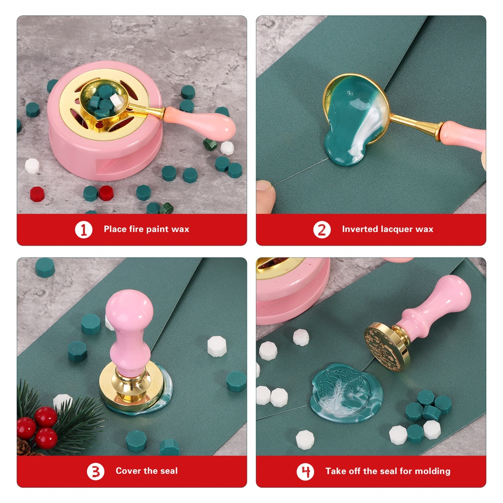 26 chữ cái AZ Vintage Wax Seal Thư Vintage Craft Seal Phong bì Wedding Card Clip