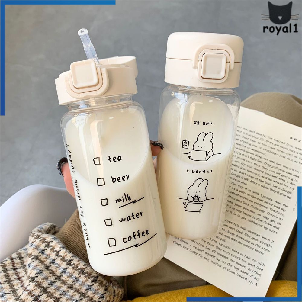 Cốc Thủy Tinh Lạnh 350Ml Có Ống Hút Hình Gấu Dễ Thương Cà Phê Nước Trà Sữa Di Động Có Thể Tái Sử Dụng Trái Tim Cô Gái Bình Tập Uống Ngoài Trời royal1.vn