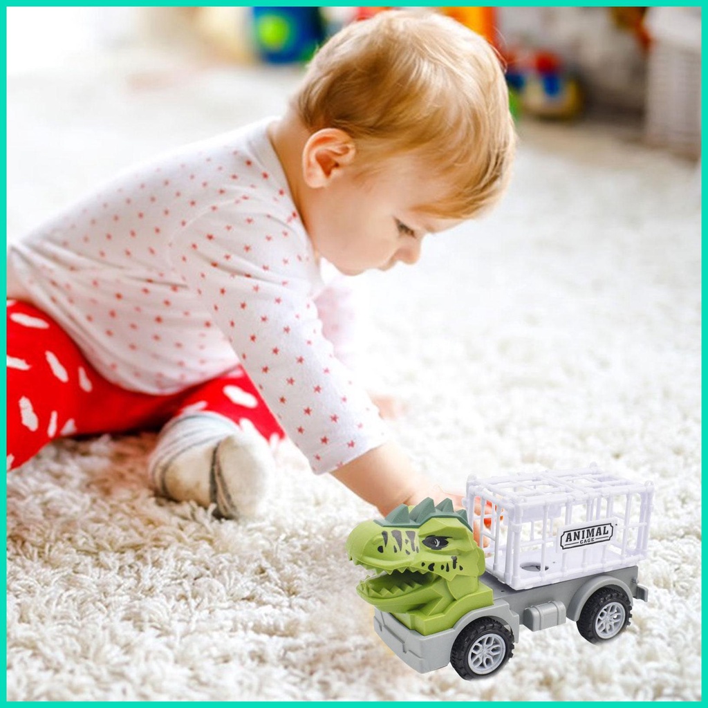 Xe Tải Khủng Long Hoạt Hình Đồ Chơi Cho Bé