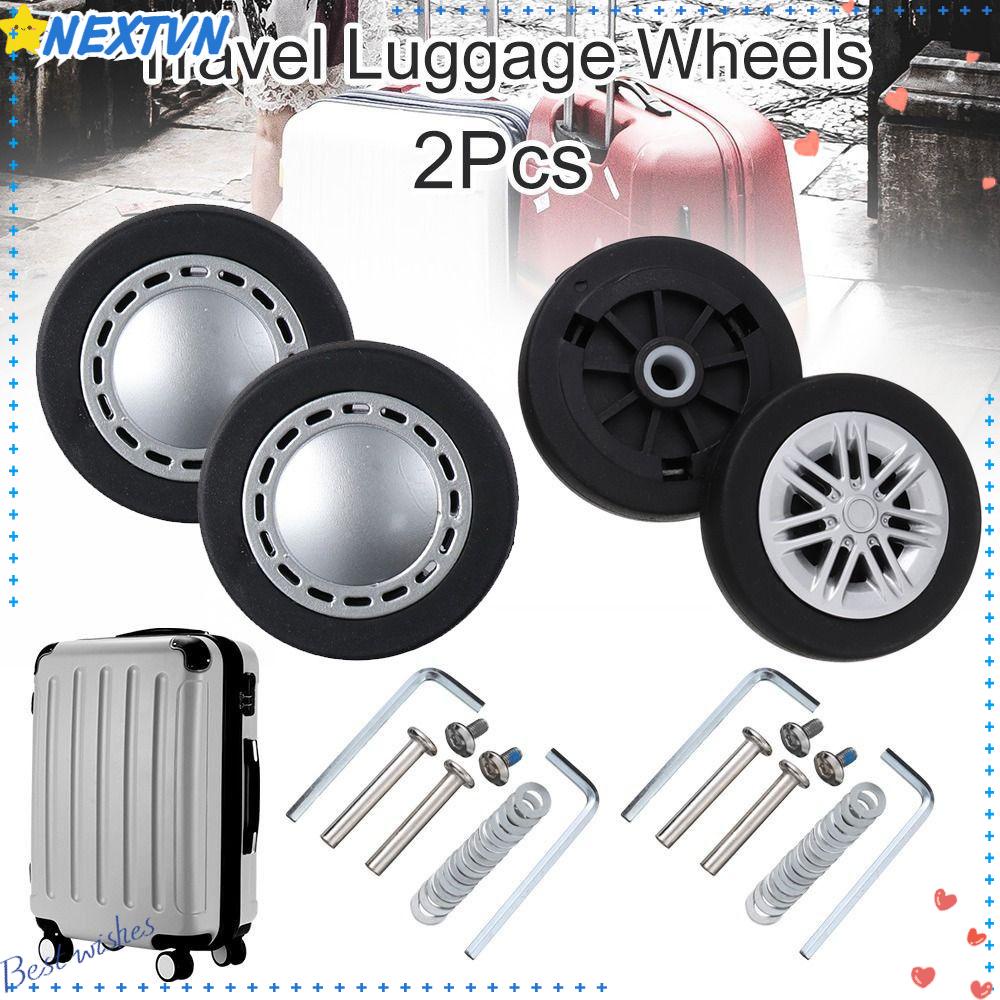 NEXTVN Bánh Xe Thay Thế Bằng PU Kèm Ốc Vít Cho Vali Du Lịch