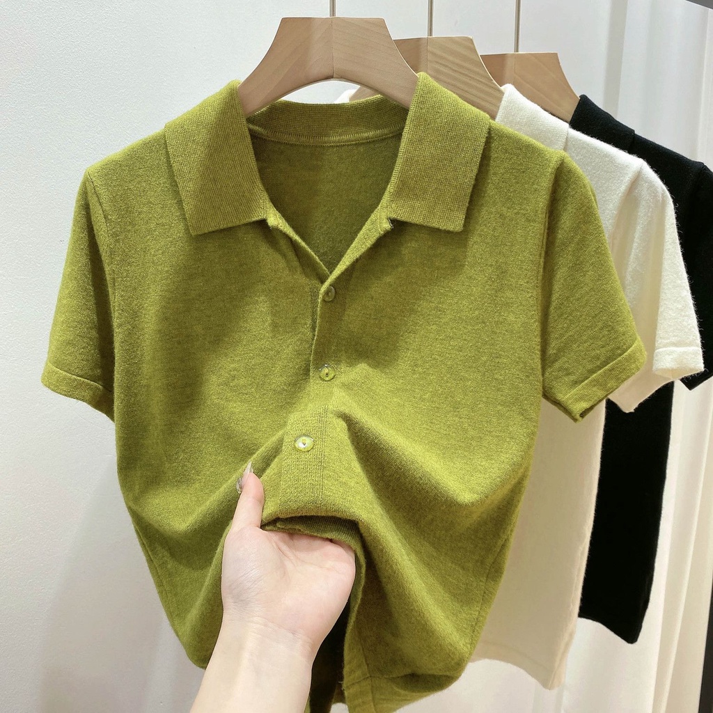 Áo cardigan Dệt Kim Tay Lửng Mềm Mại Thời Trang Xuân Hè 2023 Cho Nữ