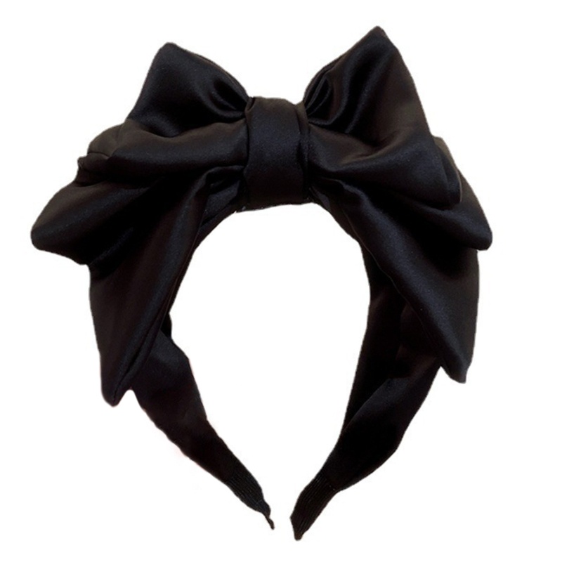 Băng Đô Cài Tóc Đính Nơ Cỡ Lớn Đa Năng Thời Trang Cho Nữ