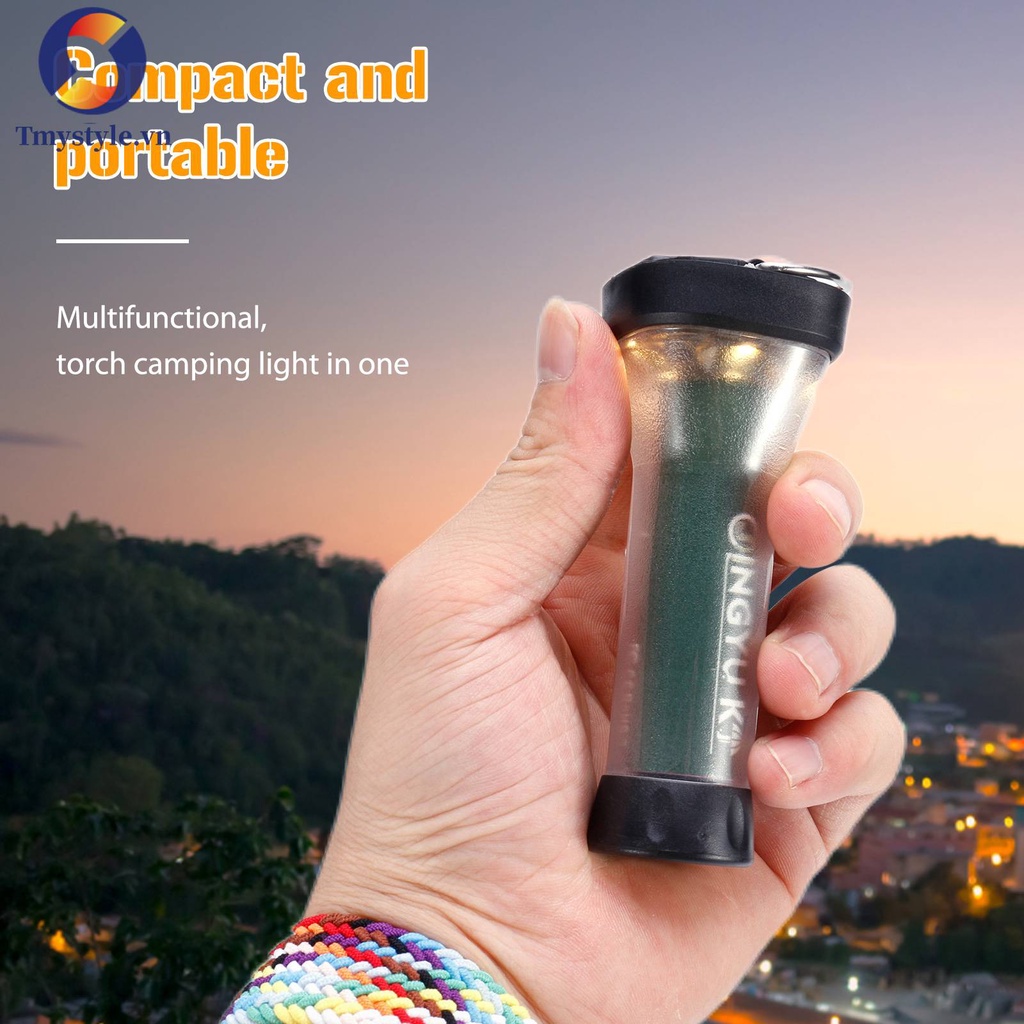 Đèn Pin Cắm Trại &amp; Săn Bắn 2 Trong 1 7H 250LM
