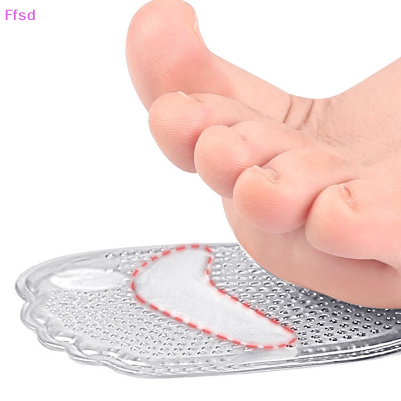 1 Cặp Đệm Silicone Lót Giày Mát Xa Chân Chống Trượt Giảm Đau